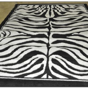 White And Black Area Rugs