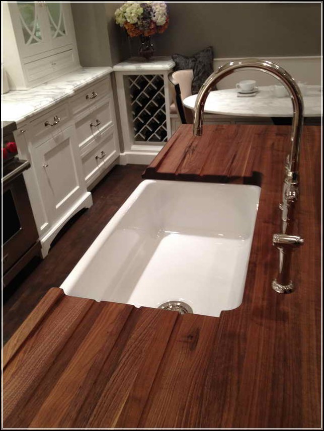 Undermount Kitchen Sinks With Drainboard